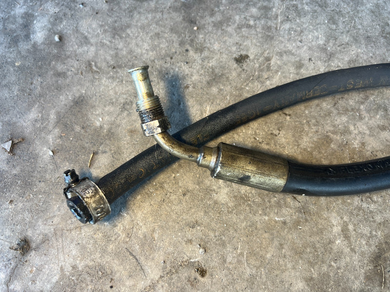 1984-1989 Volvo 740 760 Power Steering Oil Feed & Return Line Pair OEM #1585EM