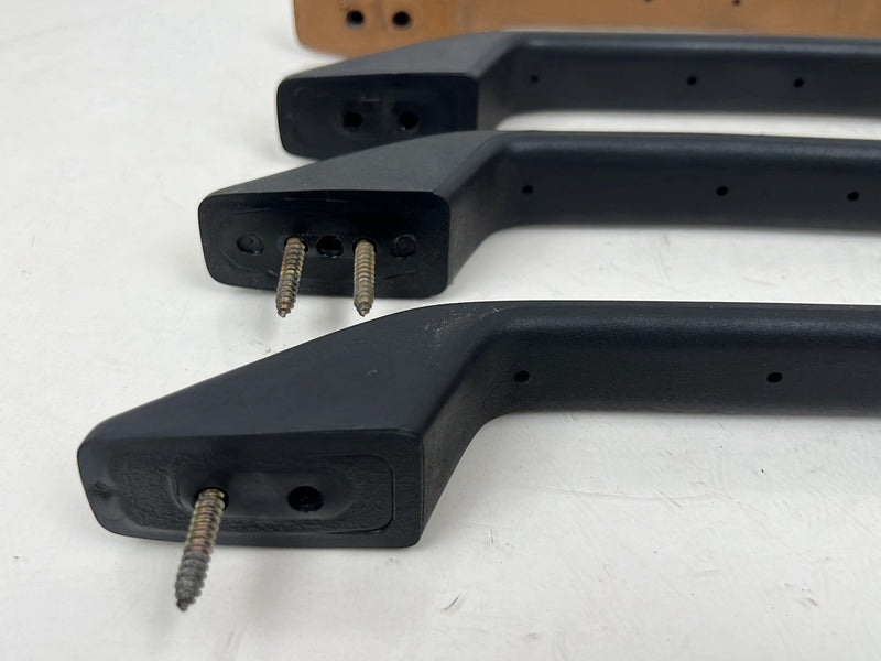 1990-1992 Volvo 740 745 940 Overhead Grab Handle Set of 4 Black Tan OEM #5863EM