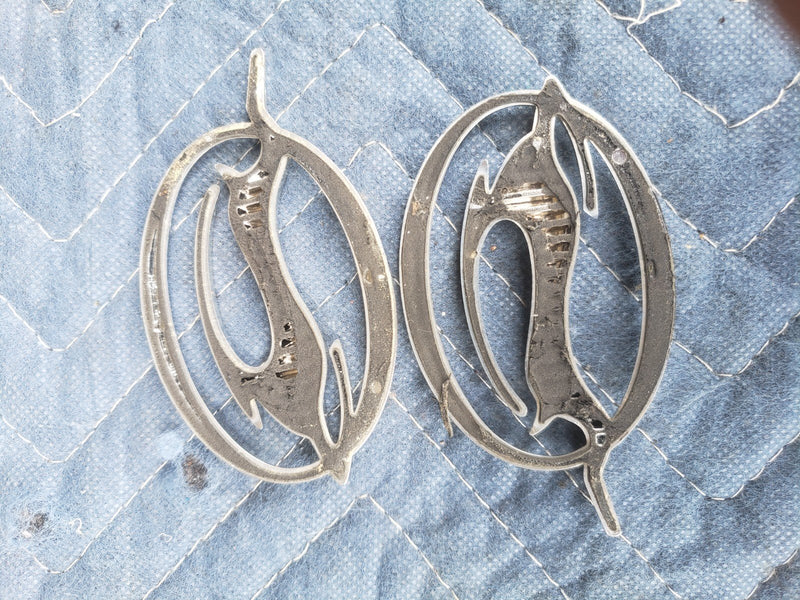 2000-2005 Chevy Impala LH & RH Emblem Badge Logo Pair Chrome OEM #2161CN