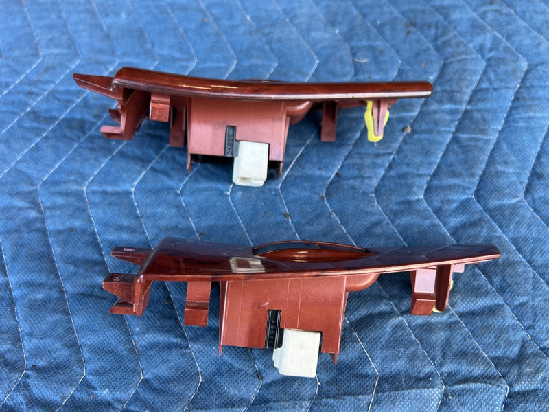 2003-2008 Toyota Corolla Rear RH & LH Door Window Switch Wood Pair OEM #3339EM