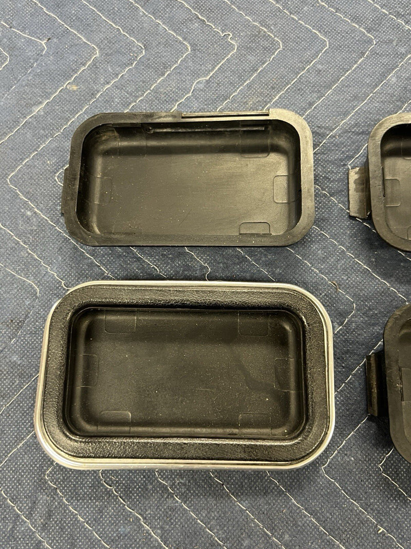 Volvo 240 242 244 245 Door Handle Insert Surround Black Trim Panel OEM #3927E