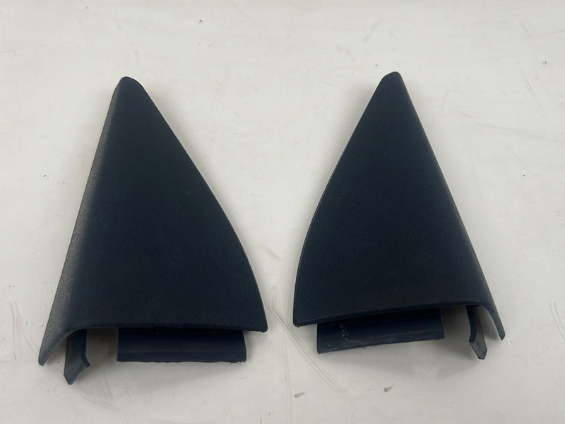 1995-1999 Chevrolet Silverado Tahoe Corner Mirror Trim Pair Blue OEM #5520EM