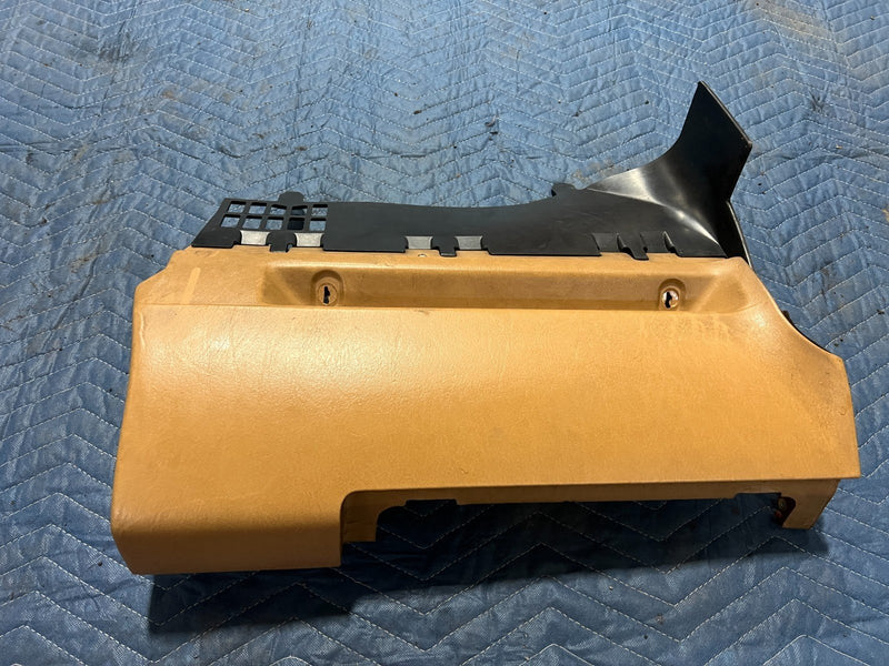 1986-1995 Mercedes 300D W124 Tan Right RH Lower Dash Trim Kick Panel OEM #2802EM