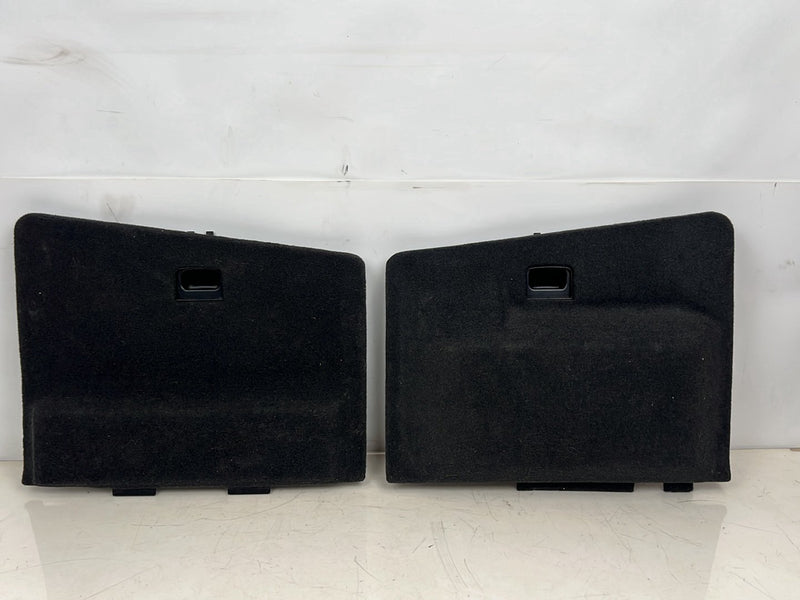 1996-2003 Audi S8 D2 A8 Rear Trunk Right & Left Carpet Panel Trim Pair Black OEM #6378EM