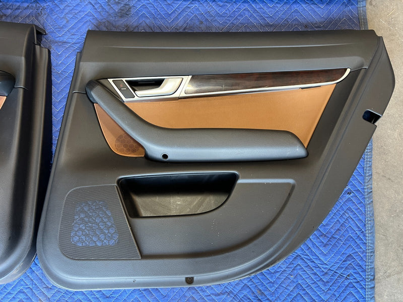 2005-2011 Audi A6 Door Card Panel Trim Front Rear Left Right Set OEM #29ZJ