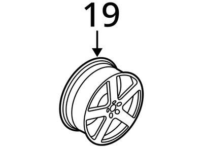 2001-2009 Volvo S60R V70R 17" Wheel Set of 4 30647396 Rim 5x108 #1493M