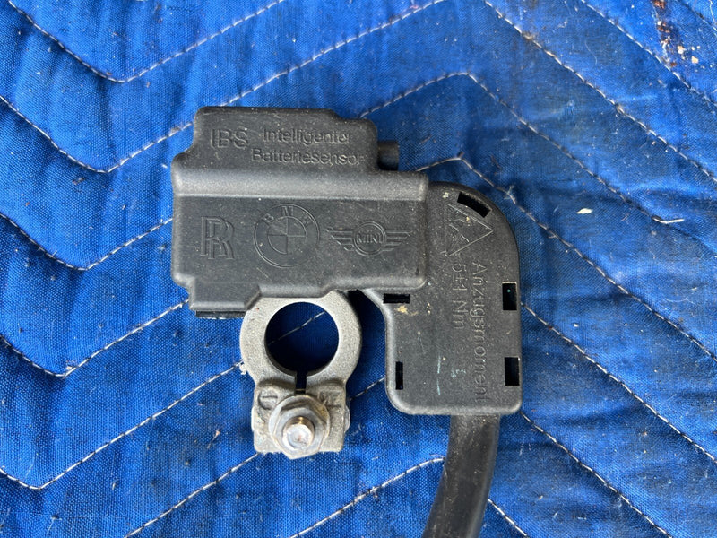 2011-2013 BMW X5 X5M E70 Rear Trunk Negative Battery Cable Terminal  OEM #2110EM