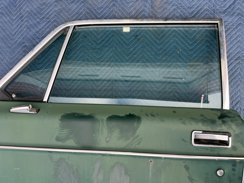 1967-1974 Volvo 140 142 Coupe Front Driver Left Door Panel Green OEM #4857EM
