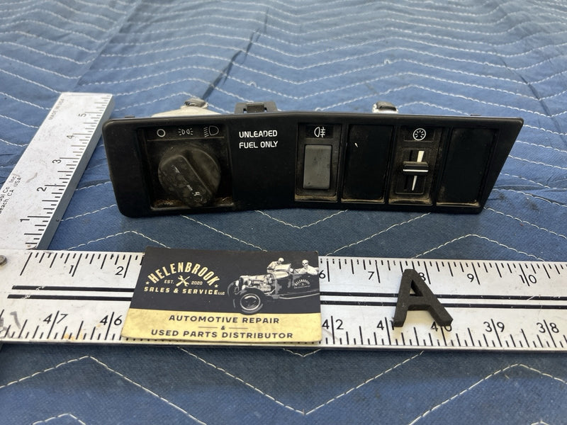 1992-1995 Volvo 940 740 Headlight Switch Fog Light& Dimmer Trim OEM 1379676 #6LB