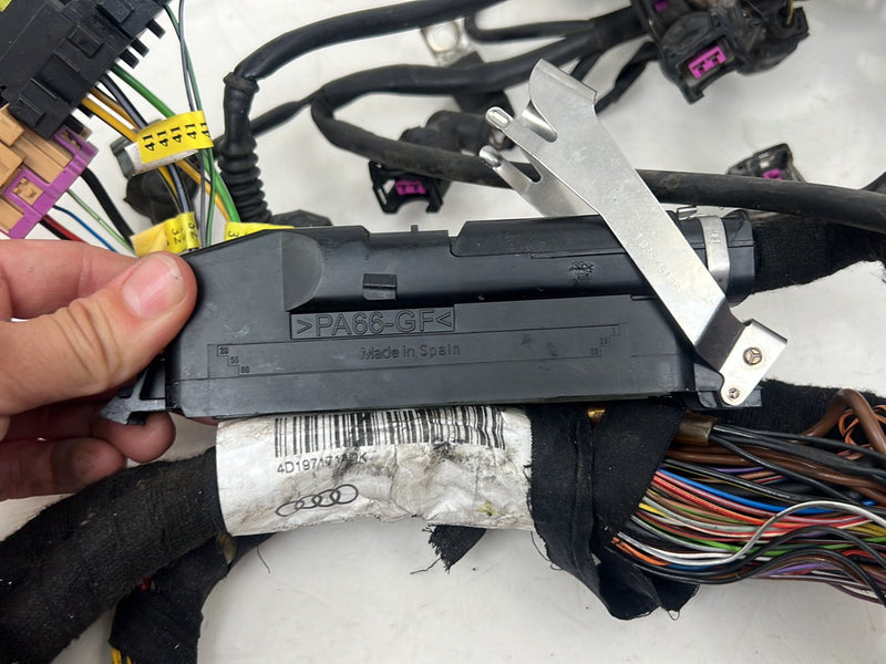 1996-2003 Audi S8 D2 A8 4.2L Engine Bay Wiring Harness OEM #6454EM