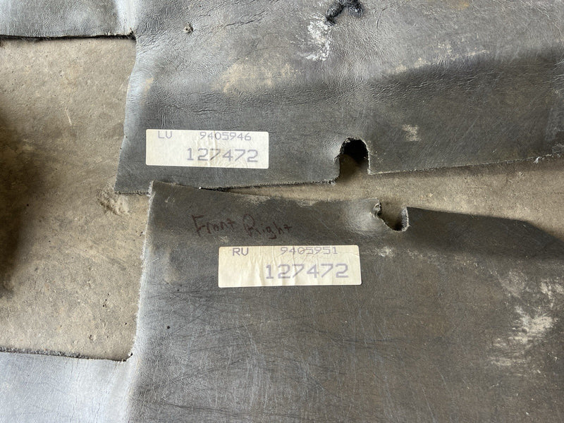 1989-1995 Volvo 740 940 Sedan Gray Molded Carpet Set Floor Cover OEM #5018E