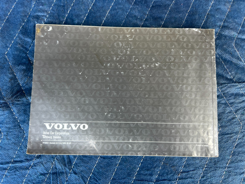 1990 Volvo 240 244 245 Owner's Manual Booklet Pamphlet Guide OEM #4479EM