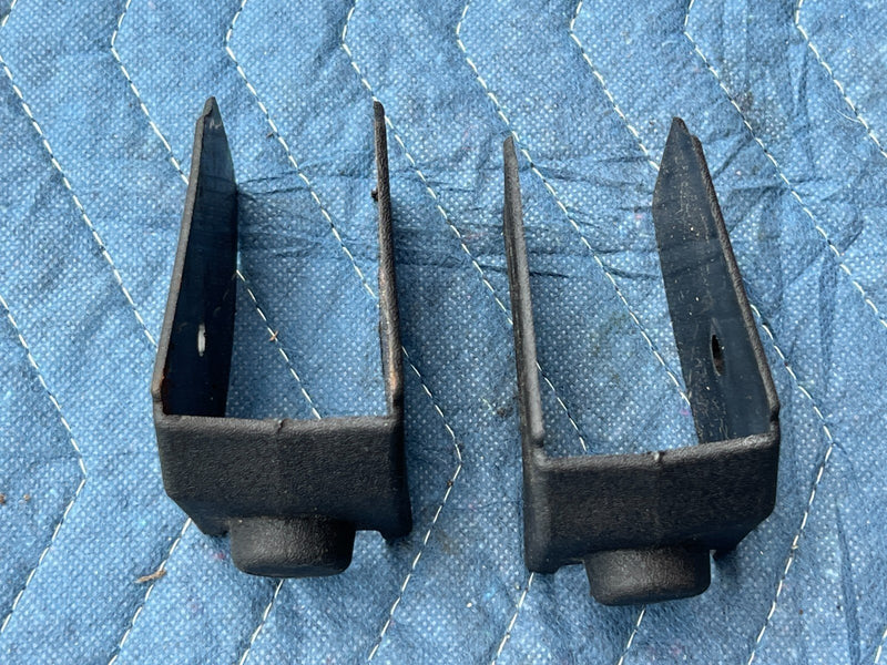 1986-1993 Volvo 240 244 245 Front LH & RH Seat Bolt Cover Trim OEM #4082EM