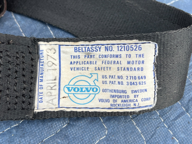 1967-1974 Volvo 140 142 Coupe Rear RH Right Seat Belt Retractor OEM #4879EM