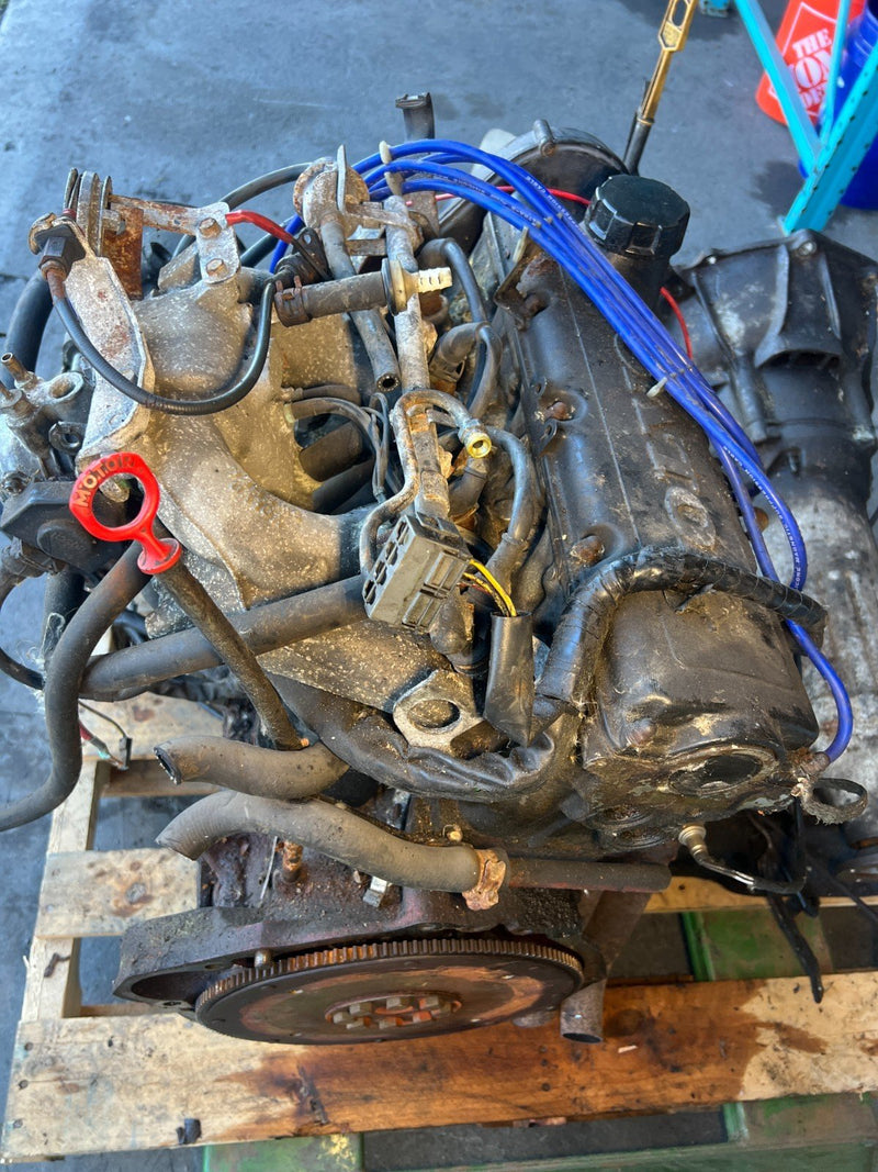 1986-1993 Volvo 240 244 245 B230F 4 Cylinder 2.3L 8V Engine *Running* OE #4218EM