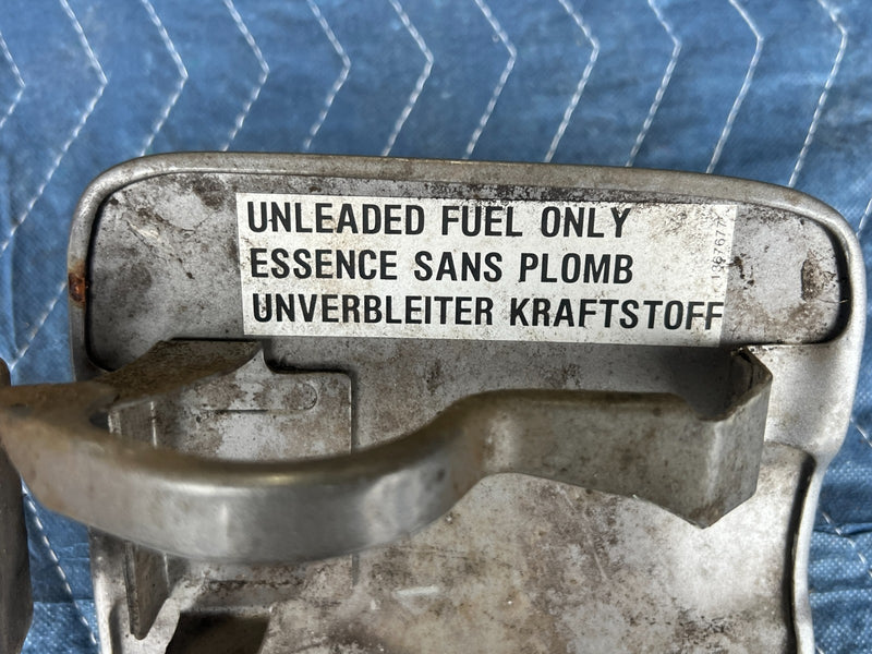 1986-1993 Volvo 240 244 Sedan Fuel Tank Door & Hinge Gray 1367677 OEM #4430EM