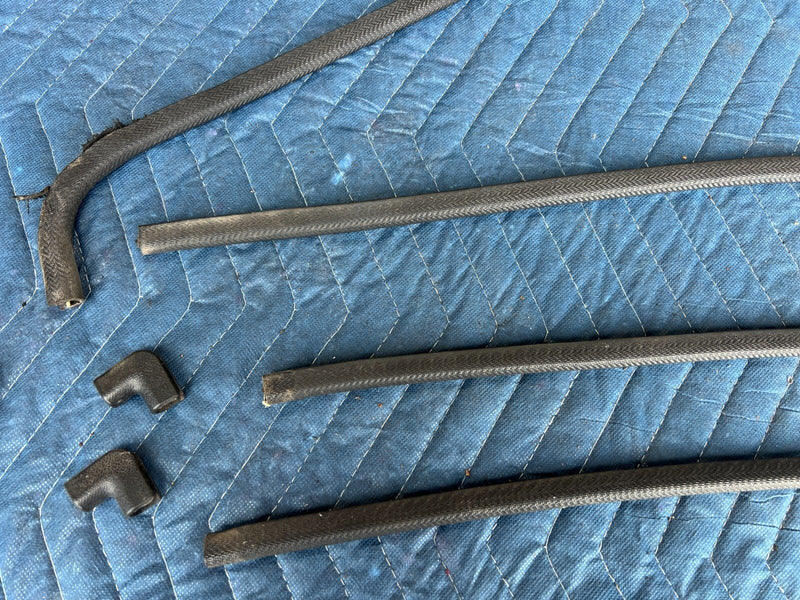 1983-1985 Porsche 944 Right & Left Door to Carpet Seam Seal Trim Set OEM #2441EM