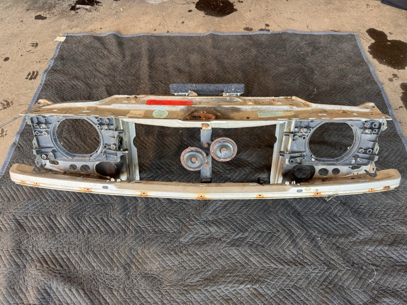 1986-1993 Volvo 240 244 245 Front Radiator Core Support Headlight OEM #4974E