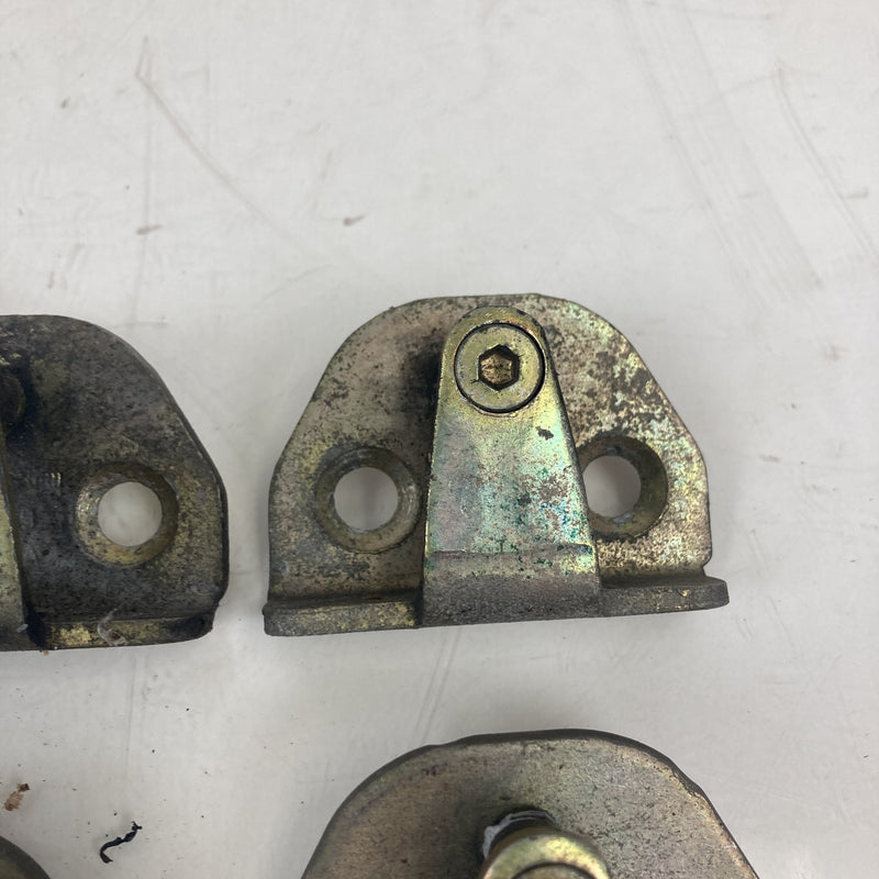 1981-1985 Volvo 240 245 Door Striker Plates Set of 4 1247885 968873 OEM
