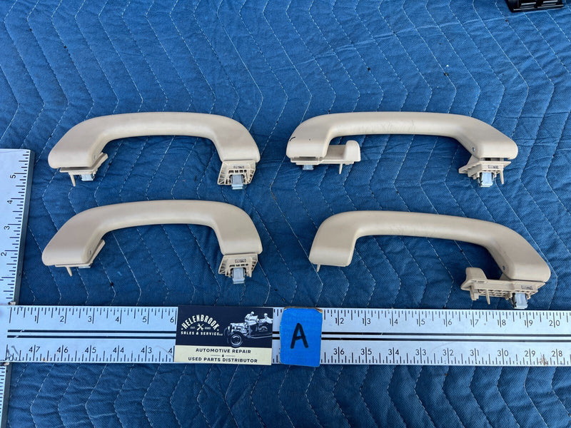2011-2017 BMW X3 F25 Beige Upper Overhead Grab Handle Set of 4 OEM #2370EM