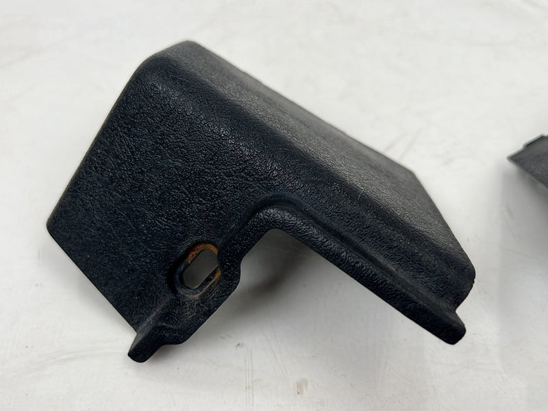 1990-1992 Volvo 740 745 940 Right & Left Seat Track Trim Black Pair 1353552 OEM #5849EM