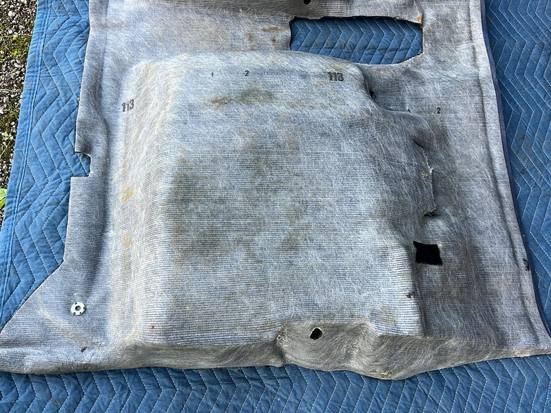 1975-1980 Volvo 244 240 Sedan Only Blue Molded Carpet Set Front Rear OEM #5403EM