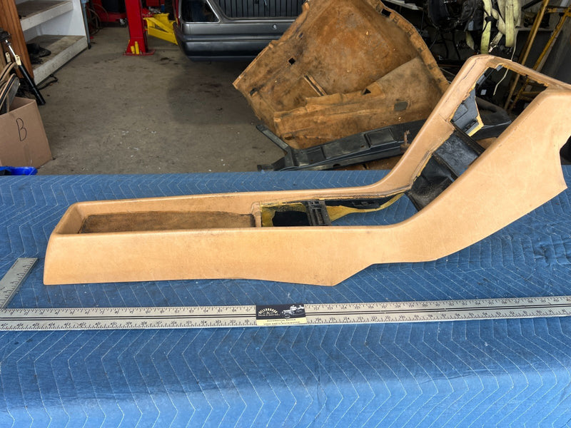 1986-1995 Mercedes 300D W124 Tan Center Console Trim Cover OEM #2721EM