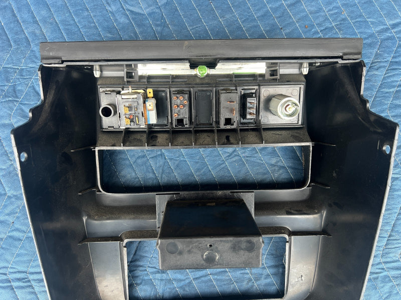 1986-1993 Volvo 240 244 245 Dash Trim Radio Surround w/ Switches OEM #4106EM