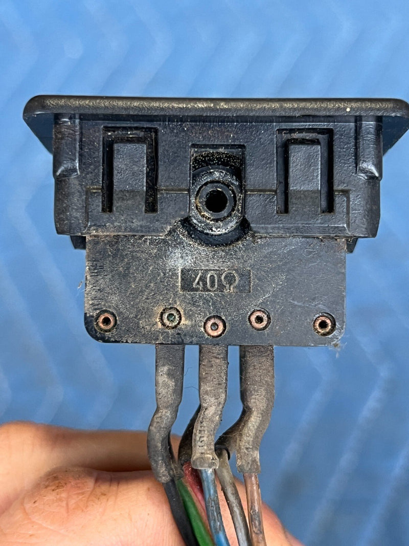1983-1985 Porsche 944 Dash Speaker Fader Button Switch Control OEM #2431EM