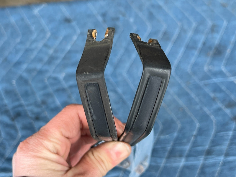 1989-1995 Volvo 740 940 Sedan Only Rear C Pillar Exterior Trim Pair OEM #3745EM