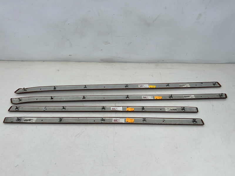2001-2003 Audi S8 D2 A8 Wood Grain Door Trim Molding Strip Interior Set OEM #6087EM