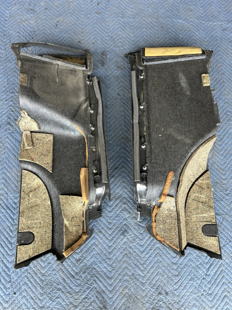 1998-2000 Volvo V70R V70 Rear Left & Right Charcoal Carpet Panel Trim OEM #4063E