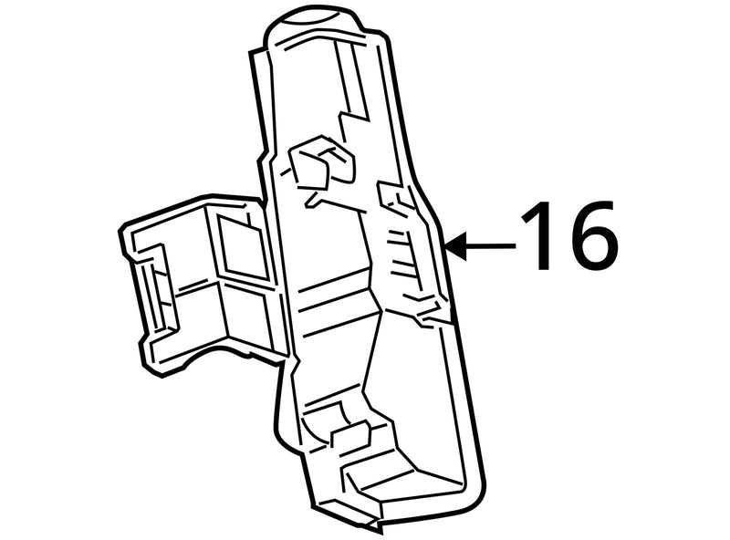 2005-2011 Audi A6 Emergency Jack Housing Door 4F0 011 215 B OEM #57ZJ