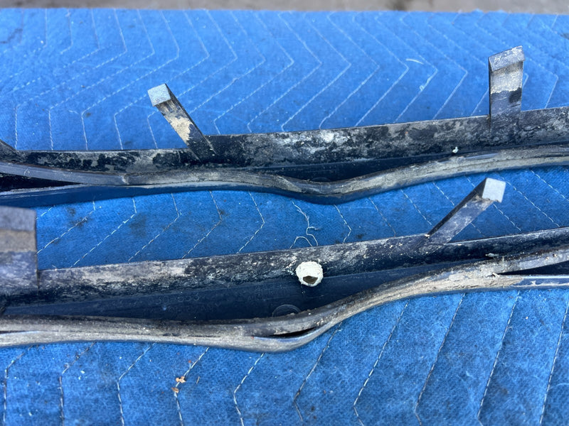 2002-2005 BMW 330xi 325xi E46 Right Left Headlight Molding Trim Blue OEM #4772EM