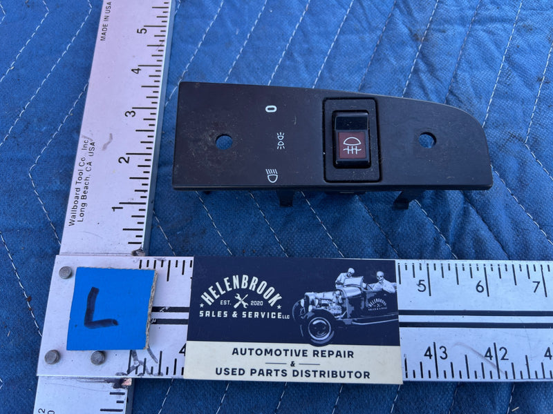 1986-1993 Volvo 240 244 Dash Fog Light Switch & Surround Trim 1308859 OE #4301EM