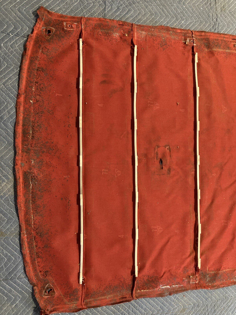 1976-1979 Cadillac Seville Ceiling Roof Headliner Red Cloth Sedan OEM #1742M