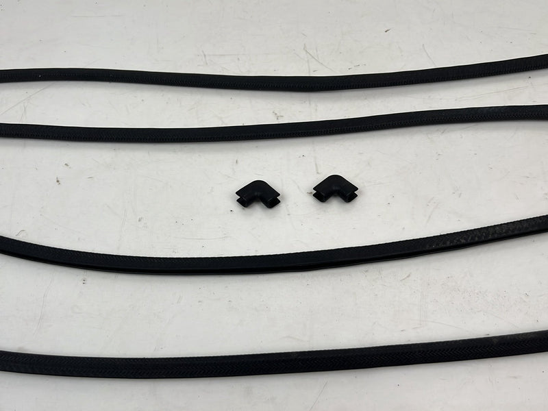 1983-1985 Porsche 944 Front Door to Carpet Seam Seal Trim Set OEM #5695EM