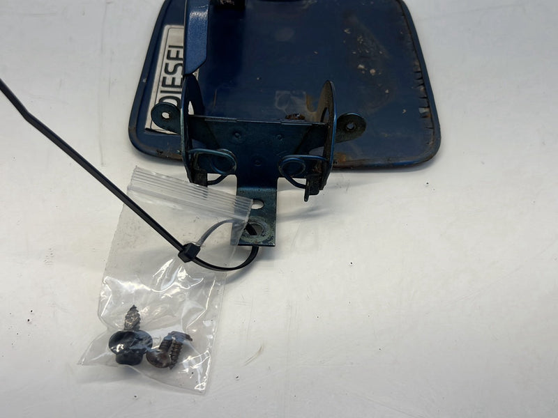 1975-1980 Volvo 244 240 Fuel Door w/ Hinge Blue 1255174 OEM #5257EM