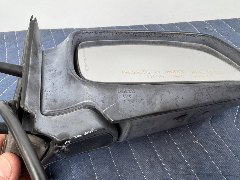1986-1993 Volvo 245 240 244 Power Door Mirror Pair w/ Trim & Harness OEM #6511EM