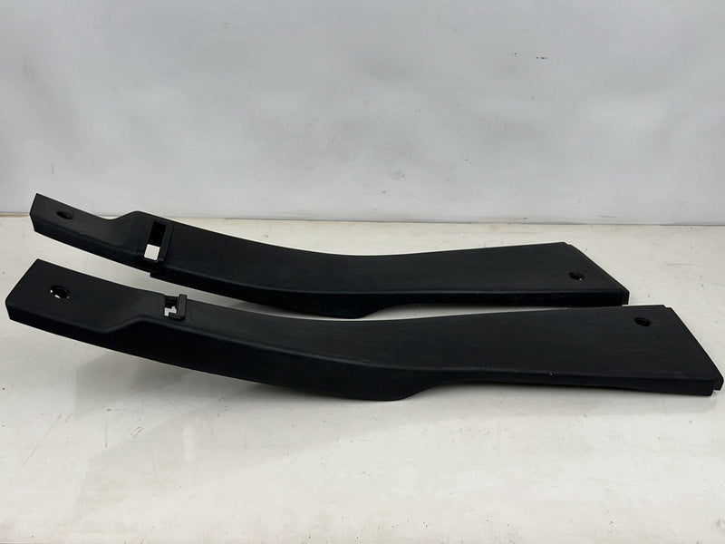 1990-1992 Volvo 740 745 940 Left & Right B Pillar Trim Pair Black OEM #5865EM