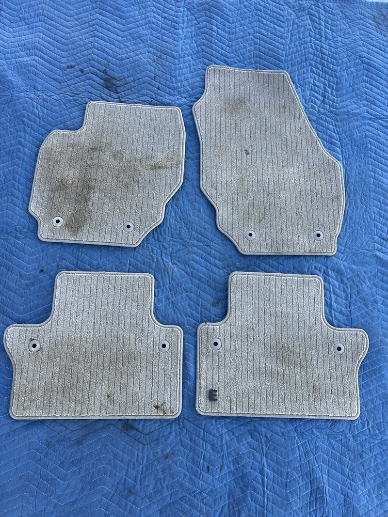 2008-2013 Volvo XC70 Cloth Carpet Floor Mat Set Beige Front Rear Tan OEM #4292E