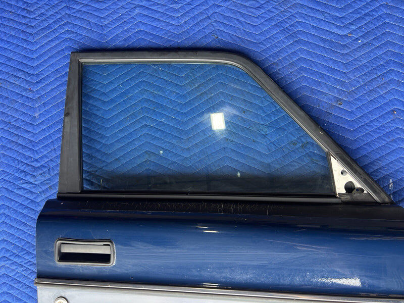 1986-1993 Volvo 240 244 245 Passenger Front Door Right Complete Blue OEM #3753E