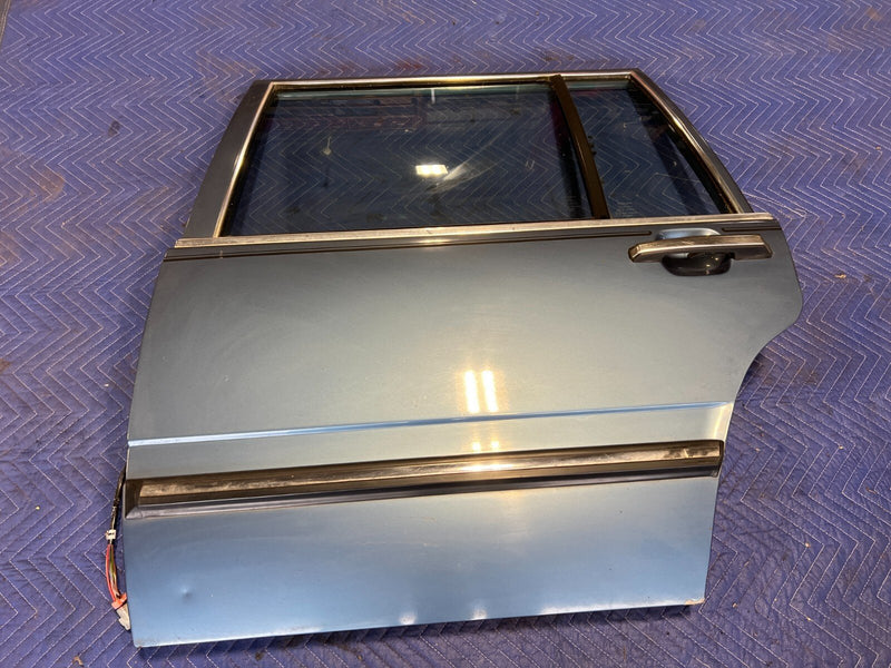 1984-1989 Volvo 740 760 Sedan Blue Metallic Rear Driver Left LH Door OEM #1563EM