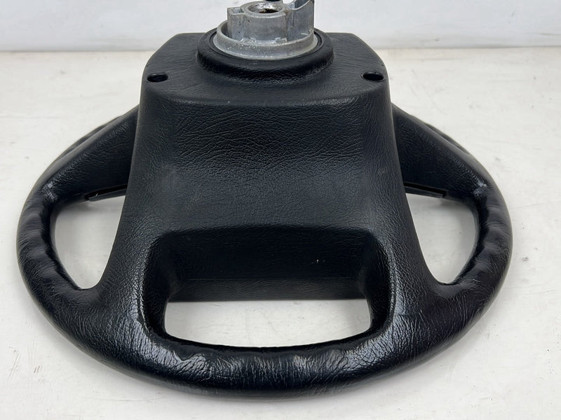 1990-1992 Volvo 740 745 940 Black Leather Steering Wheel 3530081 OEM #5901EM