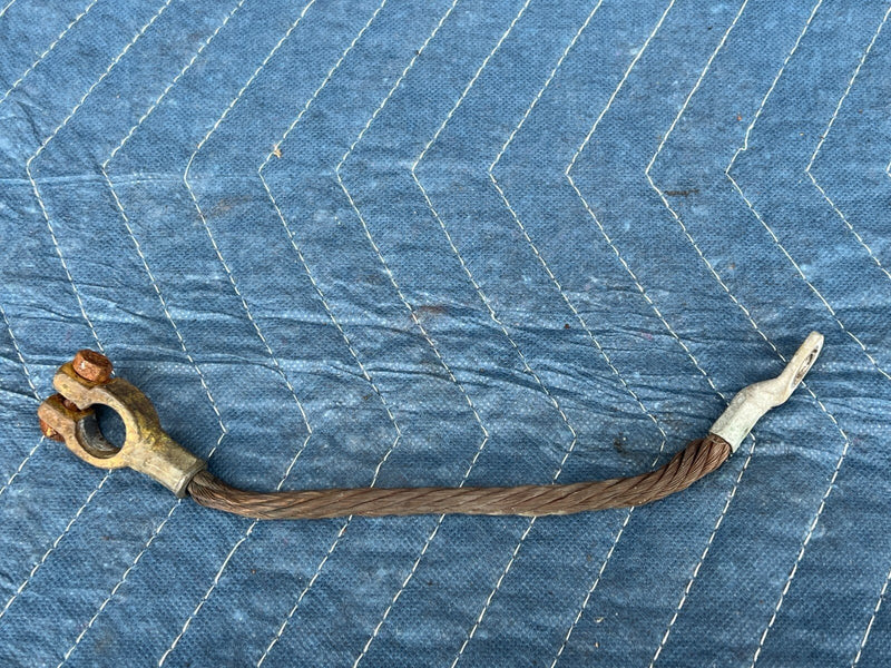 1983-1985 Porsche 944 Battery Ground Strap Cable Wire OEM #2532EM