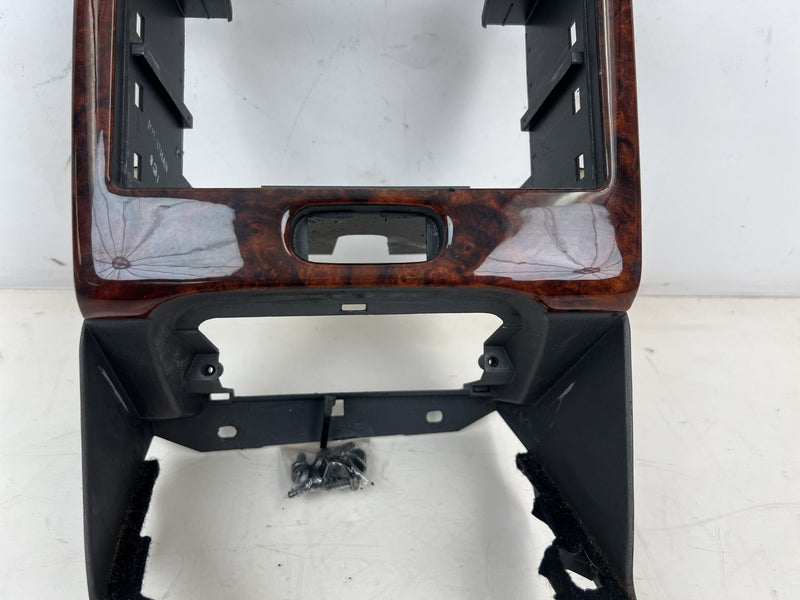 1998-2000 Volvo S70 V70 XC Dash Center Radio Surround Trim Wood Grain OE #6838EM