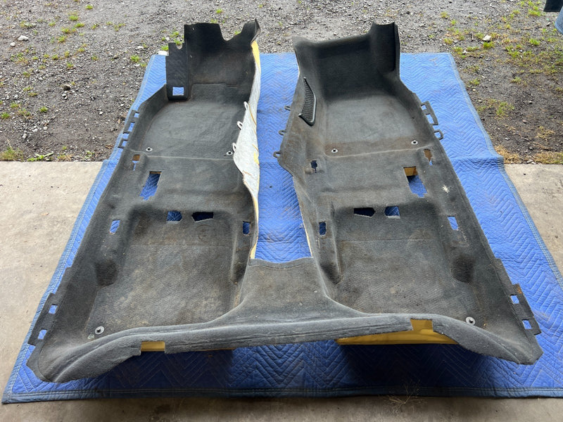2005-2011 Audi A6 Complete Black Molded Carpet Set Front Rear LH RH OEM #3396EM