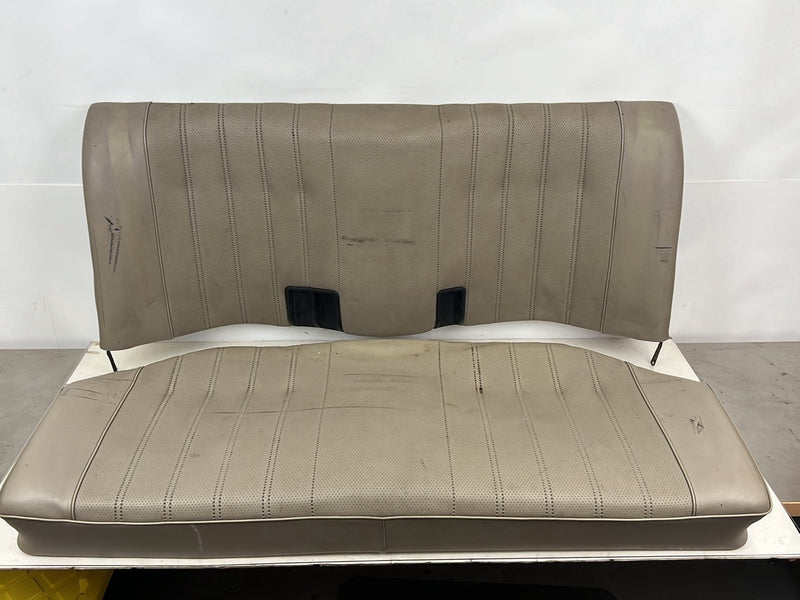 1984-1993 BMW 318i E30 Rear Bench Seat Assembly Beige 8781827 OEM #6735EM