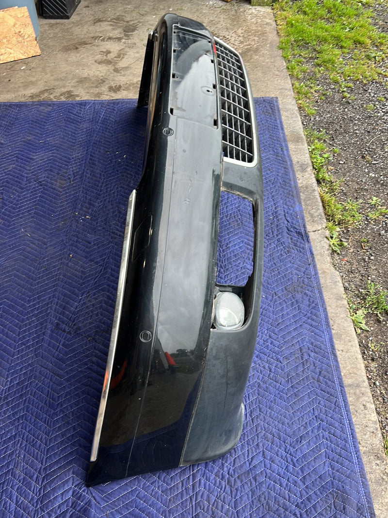 1996-2003 Audi S8 D2 A8 Front Bumper Cover Assembly Black 4D0807110B OEM #6369EM