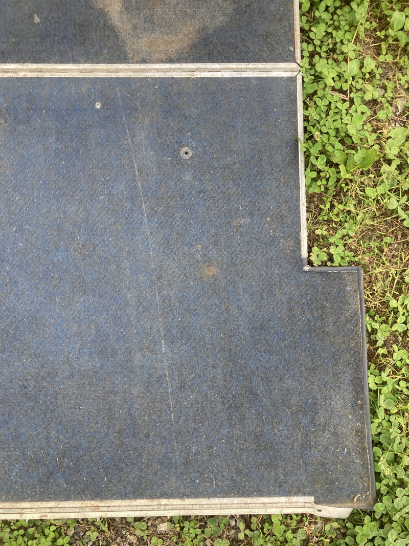 1981-1985 Volvo 240 245 Cargo Cover Rear Blue Carpet 1259282 OEM